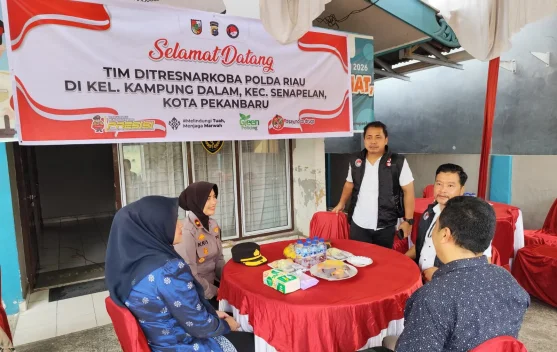 Tim Penilai Kunjungi Kampung Tangguh Anti Narkoba di Kampung Dalam