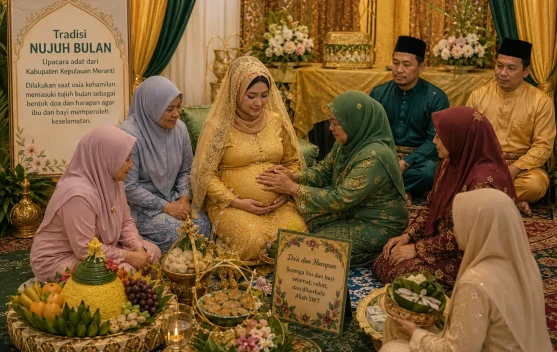 Nujuh Bulan Tradisi Doa Keselamatan Ibu Hamil, Tetap Hidup di Kepulauan Meranti