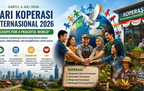 Hari Koperasi Internasional 2026 "Koperasi untuk Dunia yang Damai"