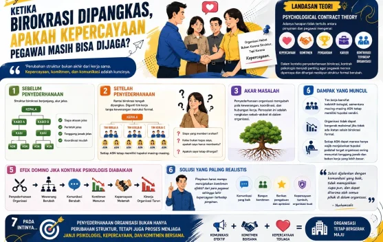Birokrasi Dipangkas, Kepercayaan Pegawai Dapatkah Dijaga