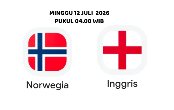 Duel Sengit Norwegia Kontra Inggris di Perempat Final