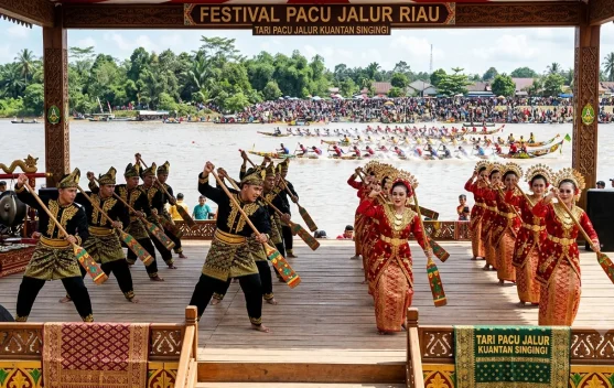 Tari Pacu Jalur Simbol Semangat dan Kekompakan Masyarakat Kuantan Singingi