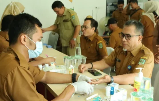 Cek Kesehatan Gratis ASN Diskominfo Siak, Dorong Aparatur Sehat dan Produktif