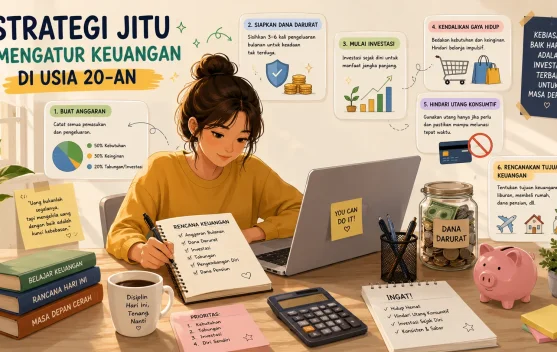 Strategi Jitu Mengatur Keuangan di Usia 20-an