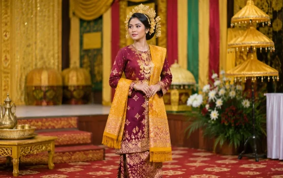 Kebaya Labuh Melayu Riau, Anggun dengan Makna Budaya