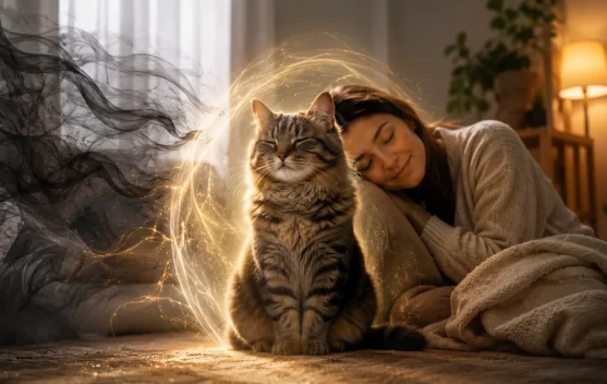 Mitos atau Fakta Kucing Mampu Menyerap Energi Negatif