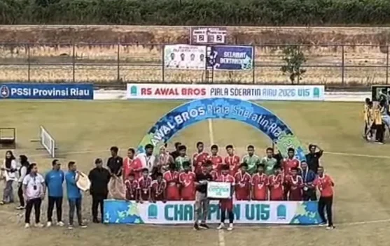 EBR FC dan Manroe FC Juara Piala Soeratin Zona Riau 2026