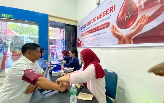 Peringati HUT ke-81 RI, PGN Area Pekanbaru Kumpulkan 96 Kantong Darah