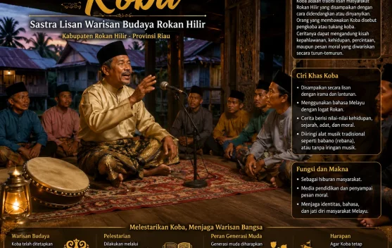 Koba Sastra Lisan Warisan Budaya Rokan Hilir Provinsi Riau