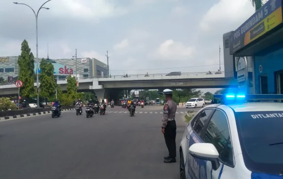 Weekend Aman, Polantas Intensifkan Patroli Jalan Protokol dan Tol di Riau