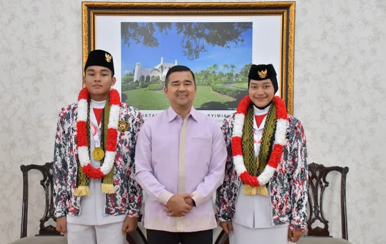 Dua Paskibraka Riau Siap Jadi Penggerak Nilai Pancasila