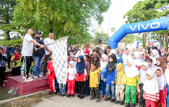 Kecamatan Sungai Sembilan Gelar Jalan Santai dan Senam Bersama