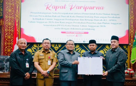 Pemko dan DPRD Dumai Sahkan KUA-PPAS Perubahan 2026