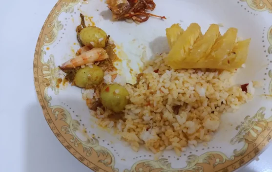 Nasi Lalap Nanas, Enak dan Sehat