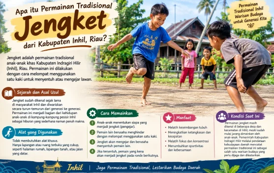 Jengket, Permainan Tradisional yang Dikenal dalam Kehidupan Anak di Inhil