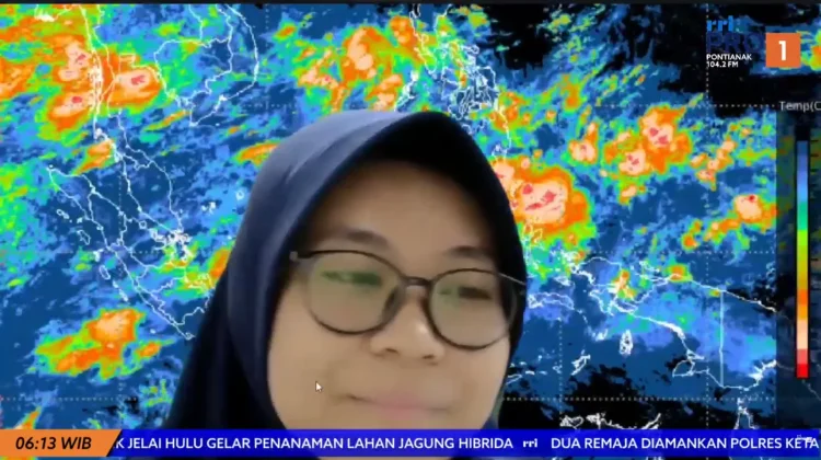 Prakiraan Cuaca Kalimantan Barat Kamis, 19 Februari 2026
