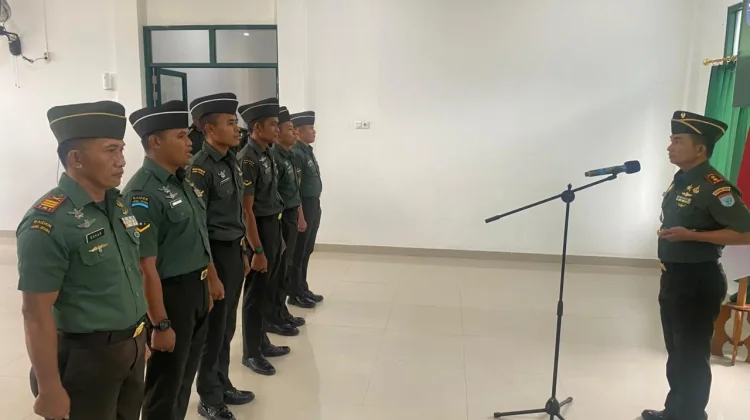 Dandim 1209 Pimpin Korps Raport Pindah Satuan