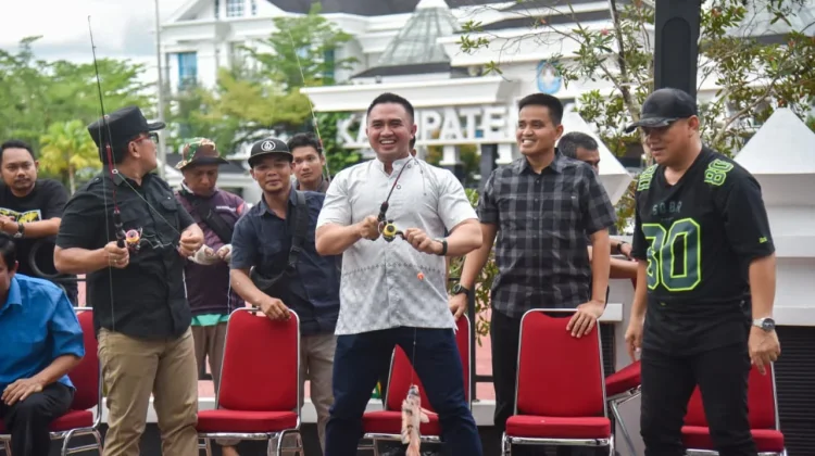 Kapolres Kubu Raya Apresiasi Lomba Mancing Gratis Pemkab