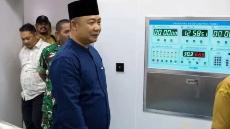Bupati Ketapang Tinjau Progres Pembangunan RS Sandai