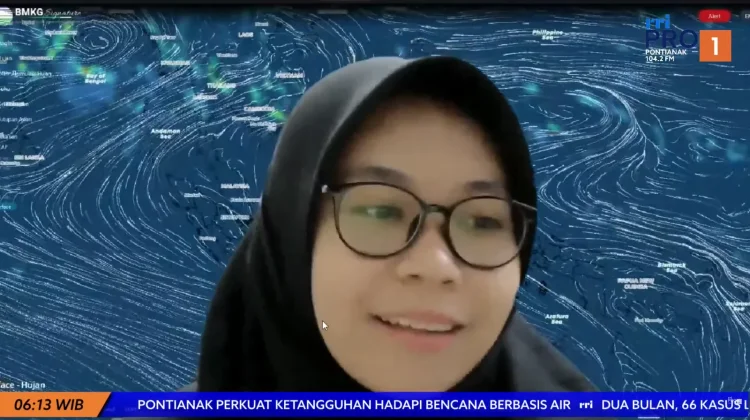 Prakiraan Cuaca Kalimantan Barat Kamis, 26 Februari 2026