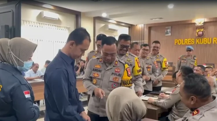 Polres Kubu Raya Pastikan Personel Bebas Narkoba