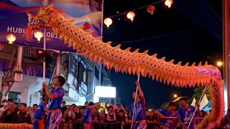 49 Naga Meriahkan Cap Go Meh di Pontianak, Pelaksanaan tanpa Atraksi