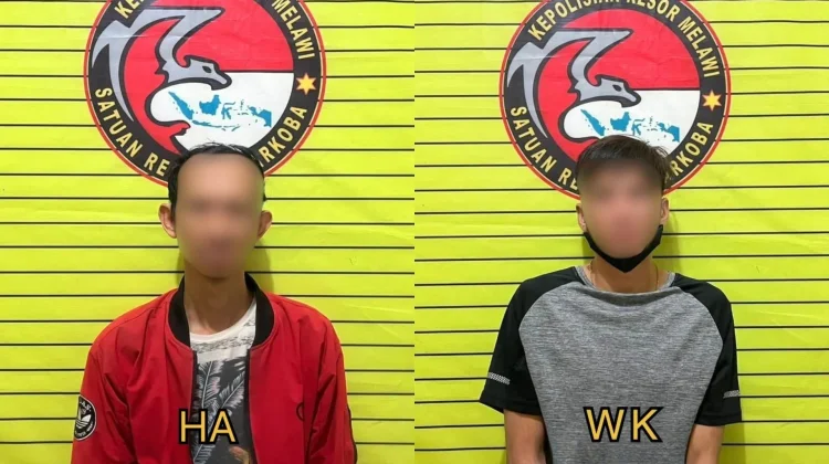 Polres Melawi Amankan Dua Terduga Pelaku Narkoba di Nanga Pinoh