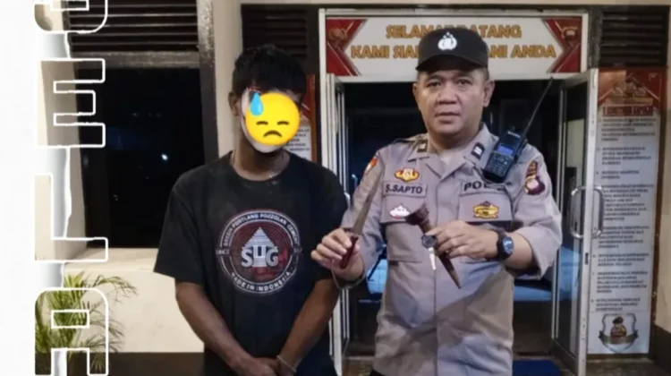 Polsek Pontianak Selatan Amankan Pria Terduga Pelaku Pencurian
