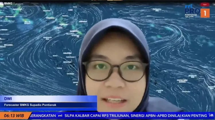 Prakiraan Cuaca Kalimantan Barat dan Sekitarnya 1 Maret 2026