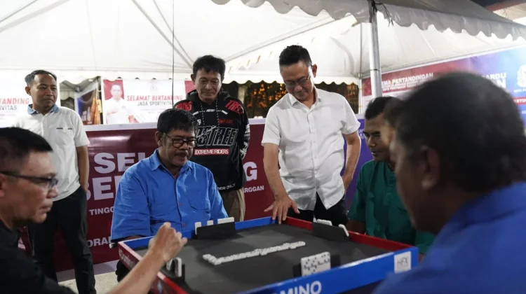 Eksibisi ORADO, Edi Nilai Domino Asah Strategi dan Sportivitas
