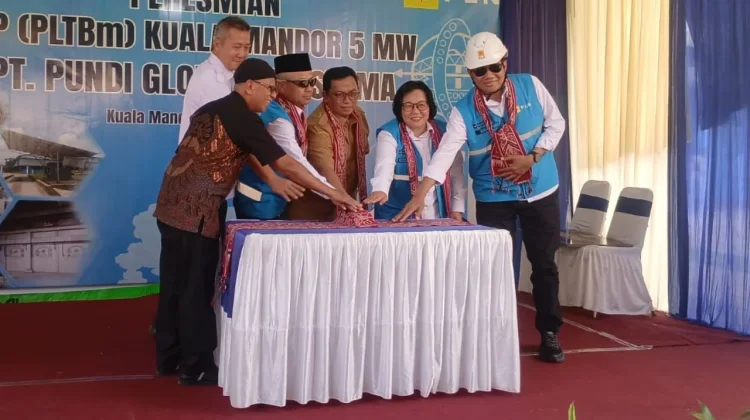 Peresmian PLTBm, Kubu Raya Perkuat Energi Ramah Lingkungan