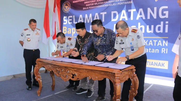 Kakanwil Ditjenpas Kalbar Teken Kerja Sama Kemandirian Pangan, Griya Abhipraya