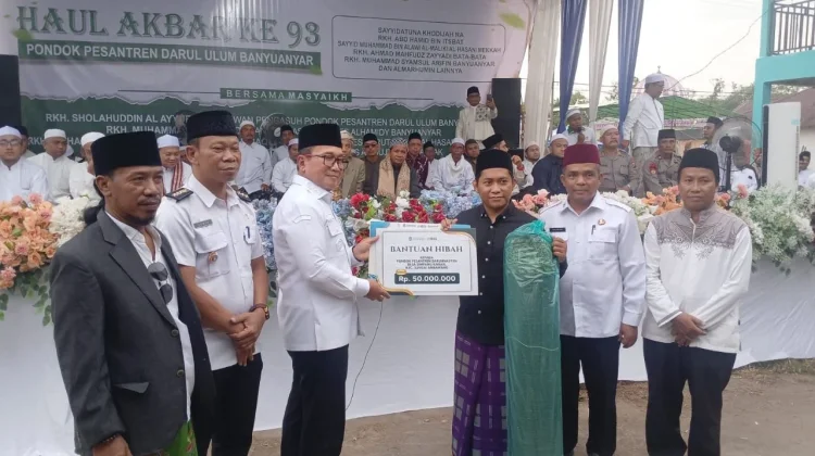 Ponpes Darun Nasyiin Terima Bantuan Rp150 Juta