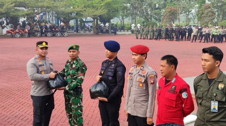 Polres Kubu Raya Gelar Apel Siaga Karhutla 2026