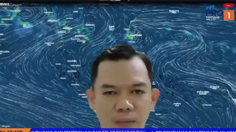 Update Cuaca di Kalbar 7 Maret 2026