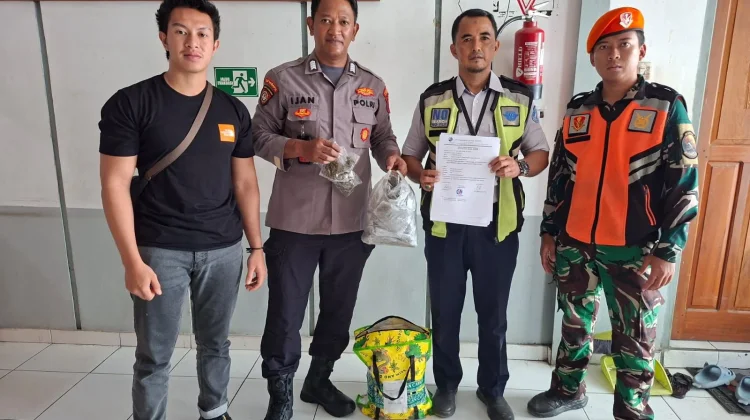 Korpasgat dan Avsec Gagalkan Penyelundupan Ganja 609 Gram