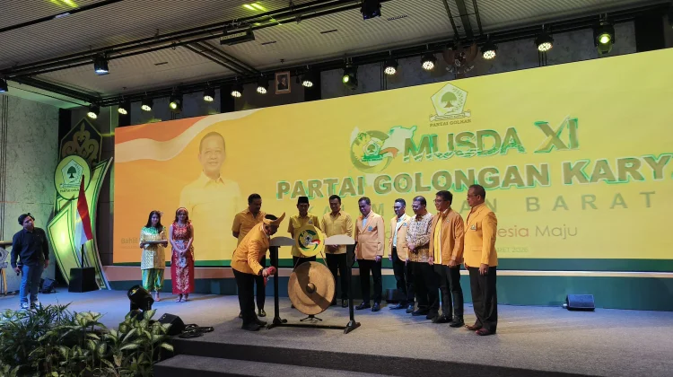 Ichfany Terpilih Aklamasi sebagai Ketua, Golkar Kalbar Kini Dipimpin Anak Muda