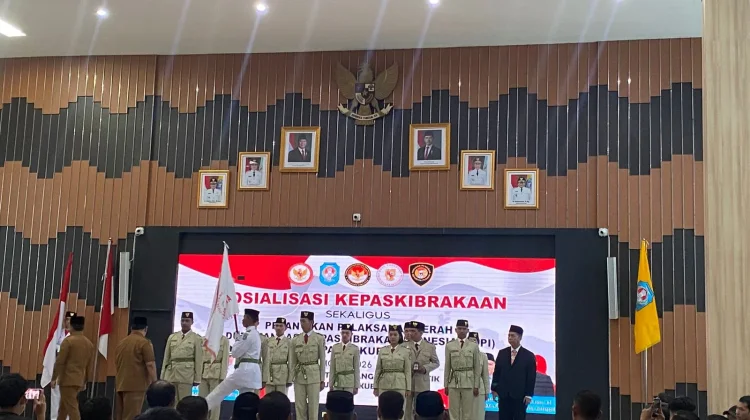 Bupati Kubu Raya Kukuhkan Pelaksana Daerah Duta Pancasila Paskibraka Indonesia