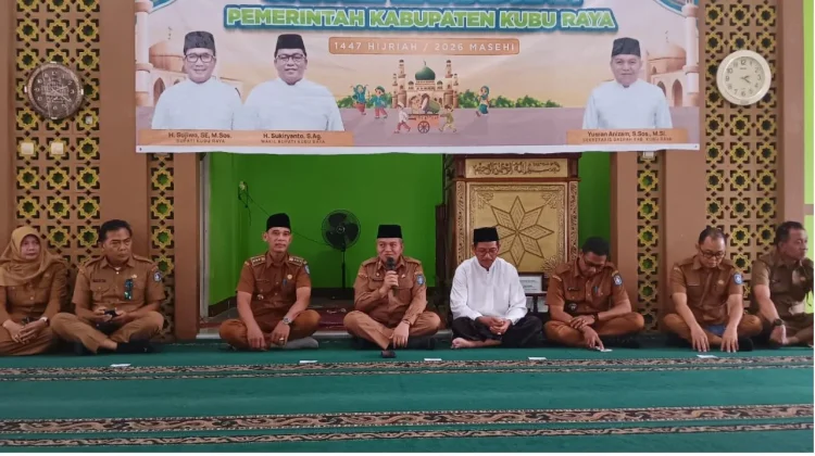 Sekda Pimpin Safari Ramadan Pemkab Kubu Raya di Masjid Arif Jannah
