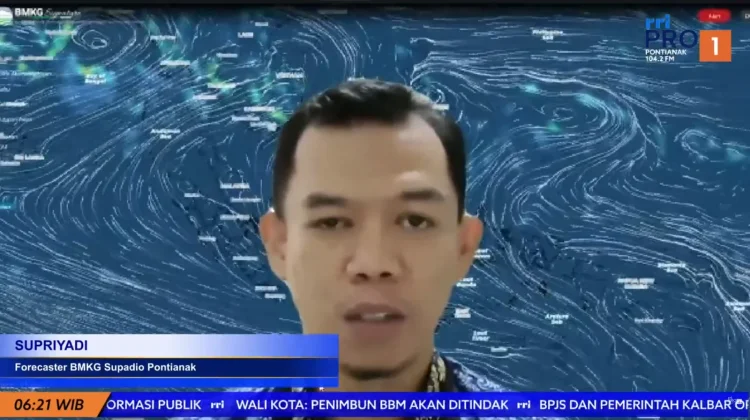 Update Cuaca Kalimantan Barat Kamis, 12 Maret 2026