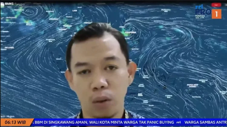Update Cuaca di Kalbar Selasa, 17 Maret 2026