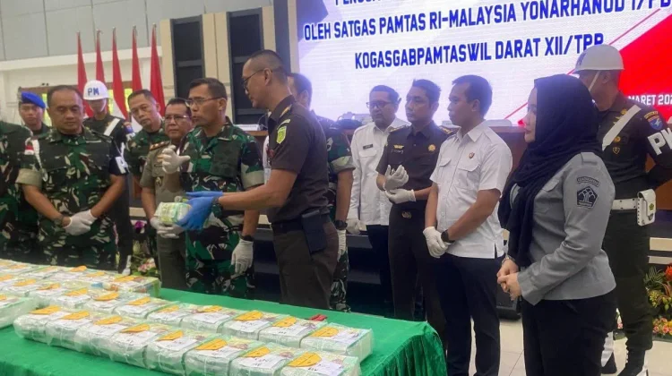 Kemenkum Kalbar Apresiasi Penggagalan Penyelundupan 55 Kg Sabu di Perbatasan