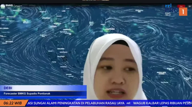Update Cuaca Kalimantan Barat Kamis, 19 Maret 2026