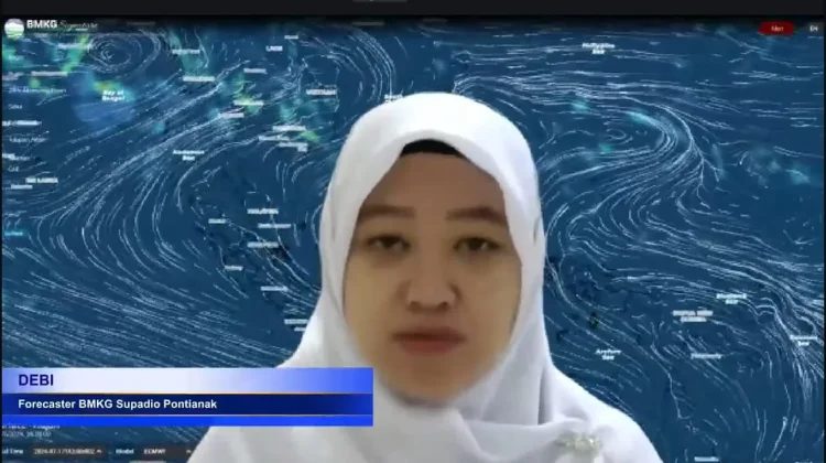Update Cuaca di Kalbar 24 Maret 2026