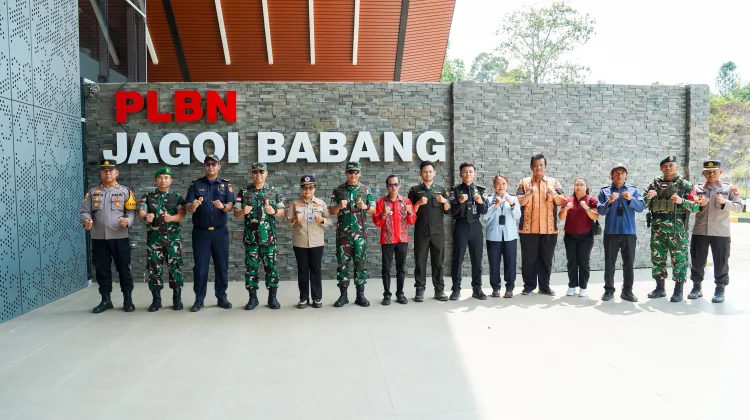 Danrem 121 Abw Tegaskan Sinergi Pengamanan Perbatasan Jagoi Babang