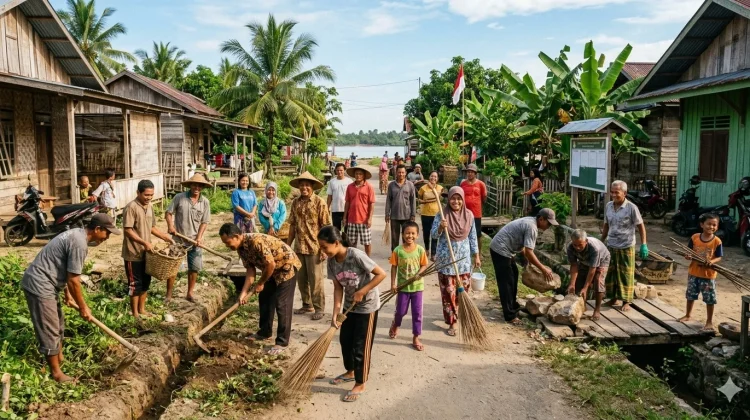 Gotong Royong dan Peduli Sekitar Bentuk Keindonesiaan