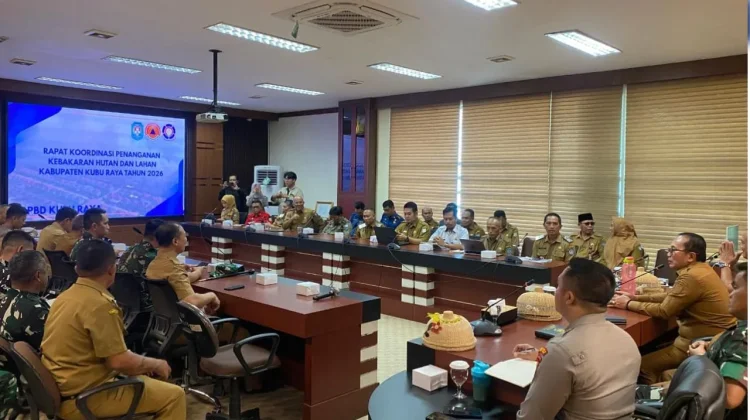 Pemkab Kubu Raya Matangkan Strategi Hadapi Karhutla