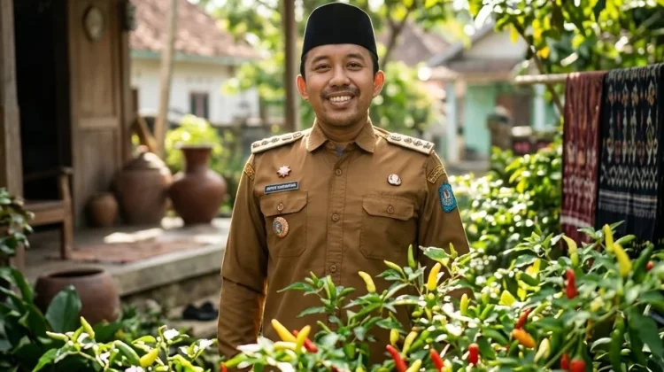 Camat Kuala Mandor B Dukung Program 15 Ribu Polibag Bibit Cabai