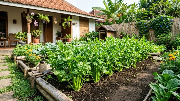 Menanam Seledri di Pekarangan Rumah