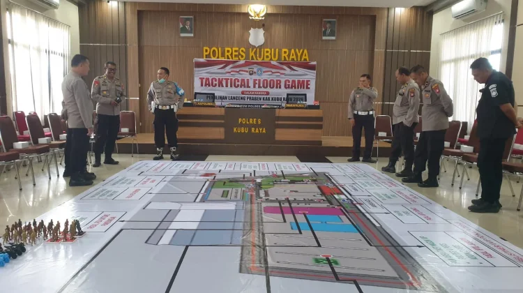 Polres Kubu Raya Gelar TFG, Pengamanan Lanceng Praben